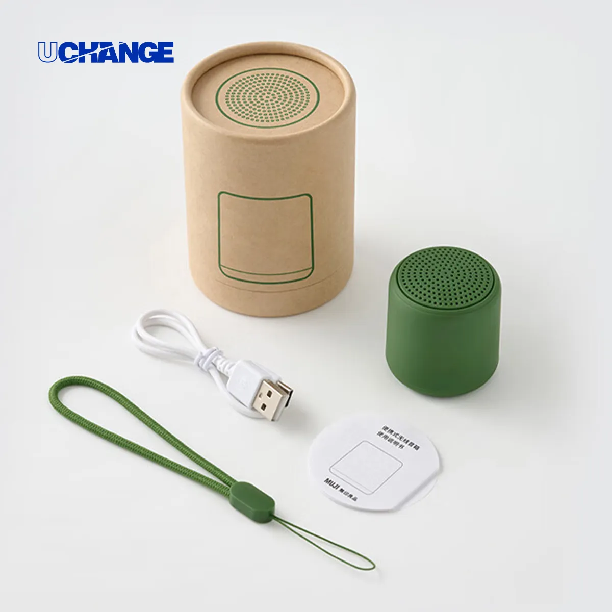 Mini Wireless Bluetooth Speaker With Lanyard & Gift Tube 5