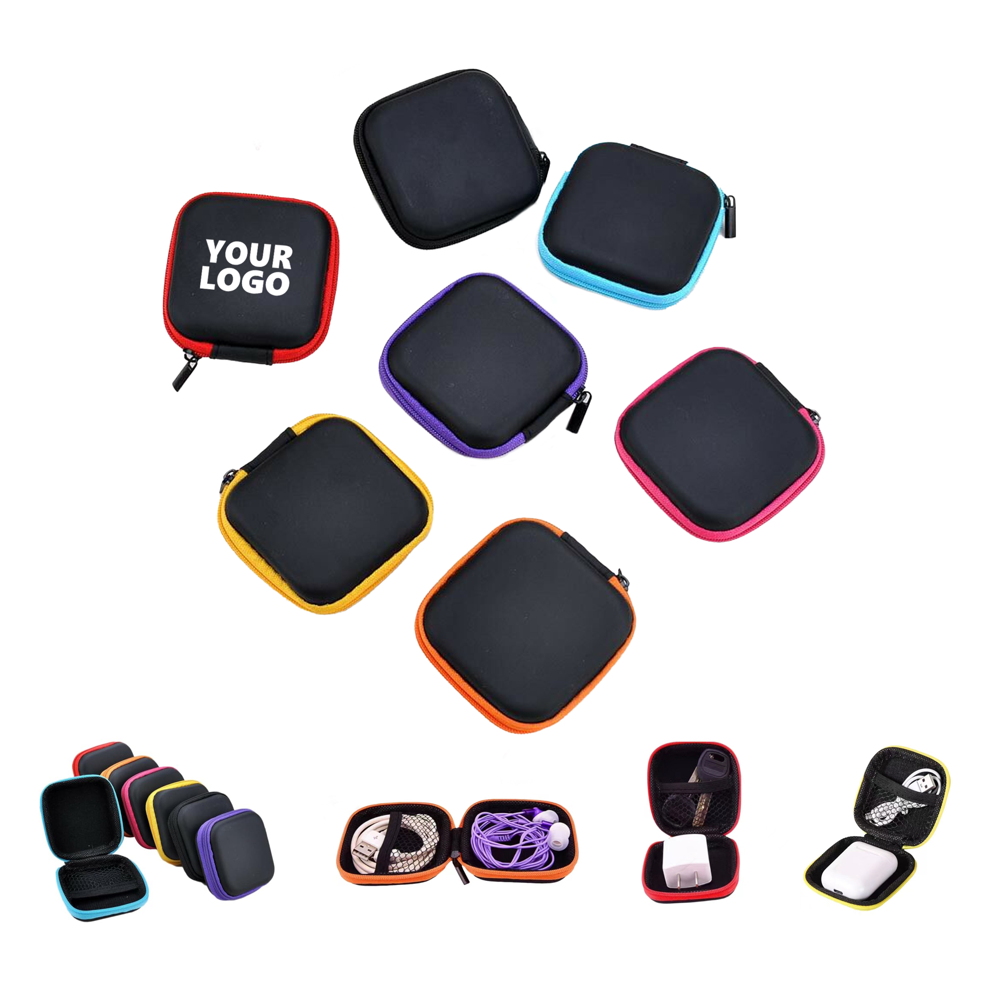 Earbud Case Data Cable Storage Box 3