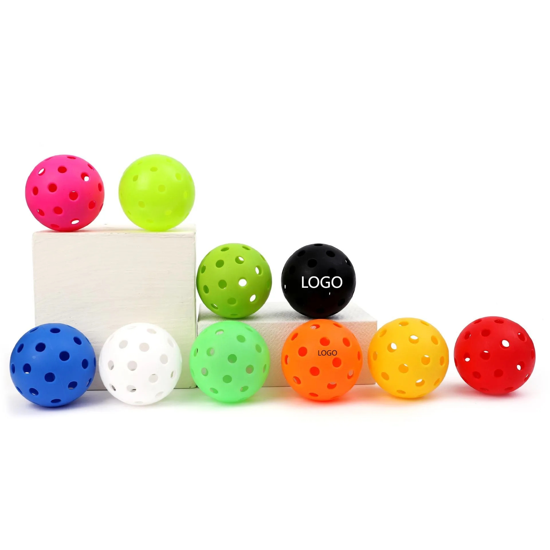 Seamless Inside 40 Holes  Pickleball Balls For Outdoor 2