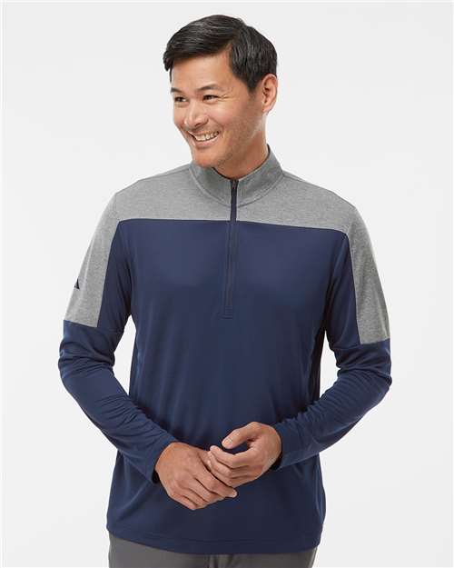 Men's Ultimate365 Lightweight Colorblocked Quarter-Zip Pullover - A552 13