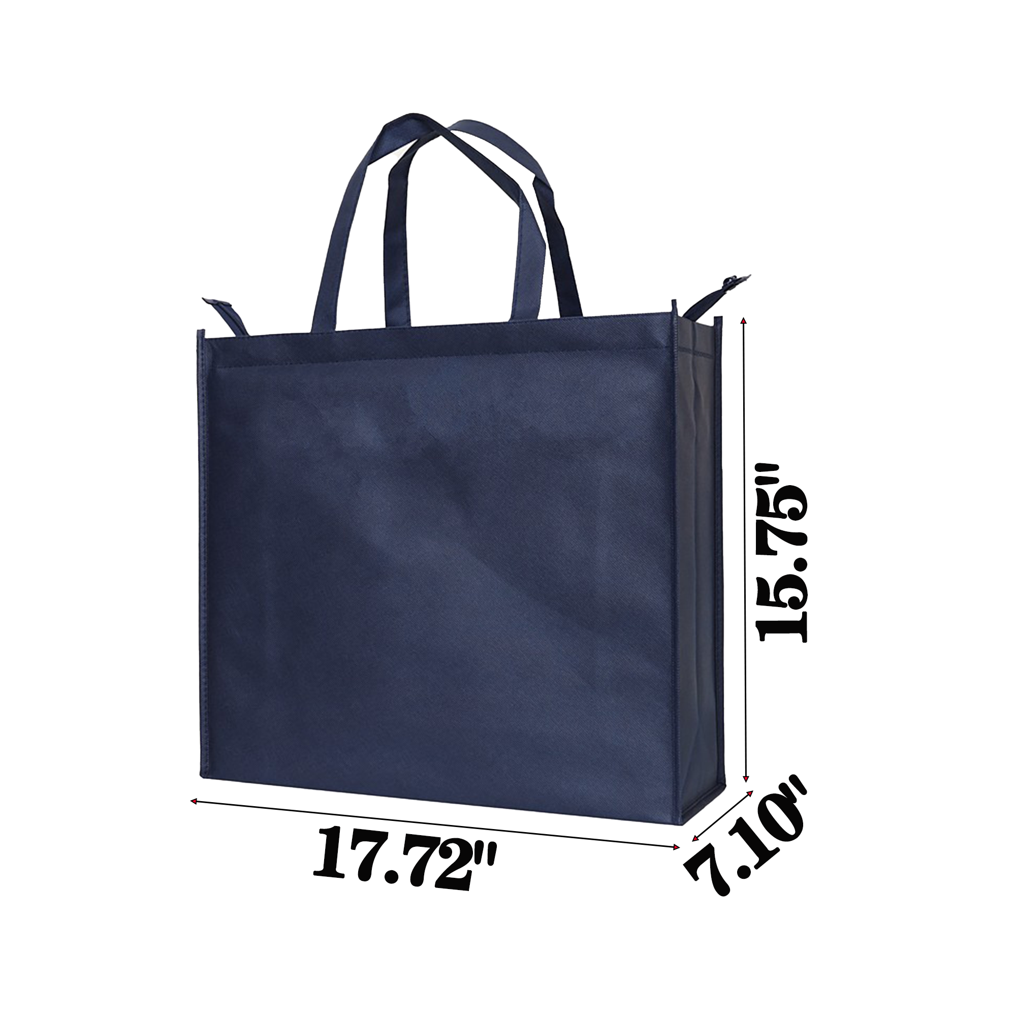 Non Woven Large Zipped Shopping Bag 1