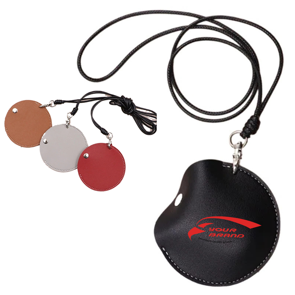 Neck Hanging Bluetooth Headset Storage Bag USB Small Items 4