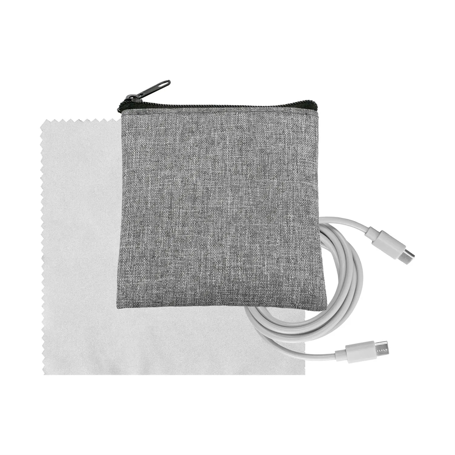 Recycled A+C to C Cable & Cloth Set 4