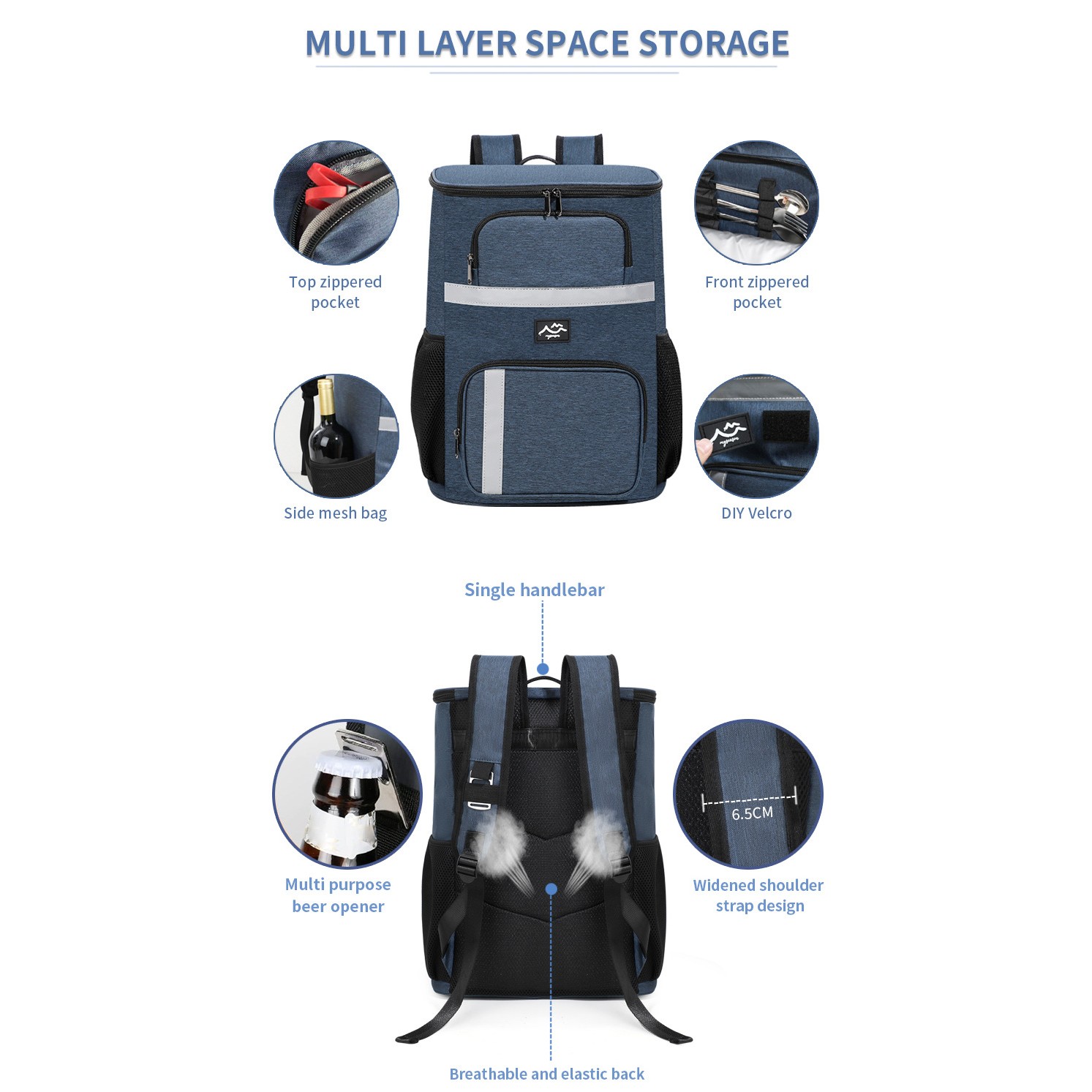 Thermal Shoulder Backpack Bag 2