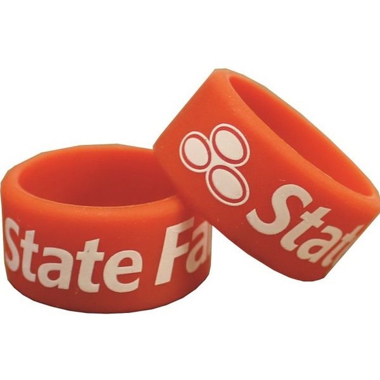 Custom Screen Printed Silicone Thumb Band 2