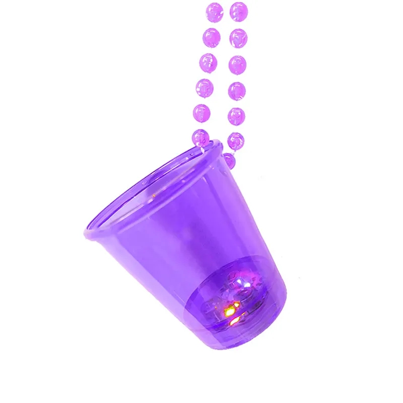 Led Light Up Shot Glasses Necklace Cups 8