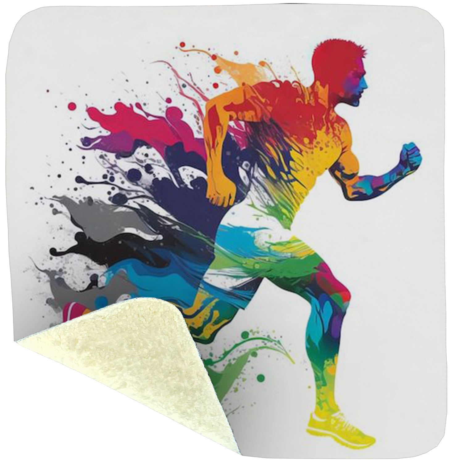 60" x 80" Micro-Mink Sherpa Plush Sublimation Blanket 430 GSM 5