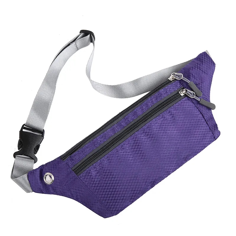Zippers Adjustable Waist Strap Fanny Pack 1