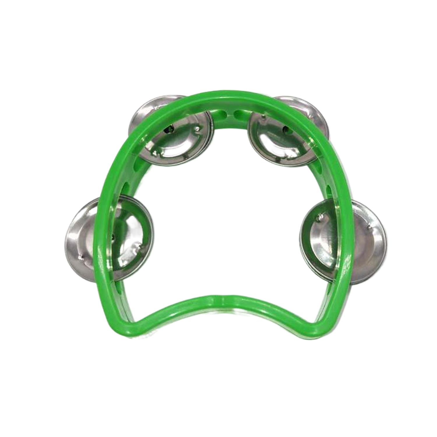 Kids' Plastic Tambourine Toy w/ 4 Bells for Fun 16