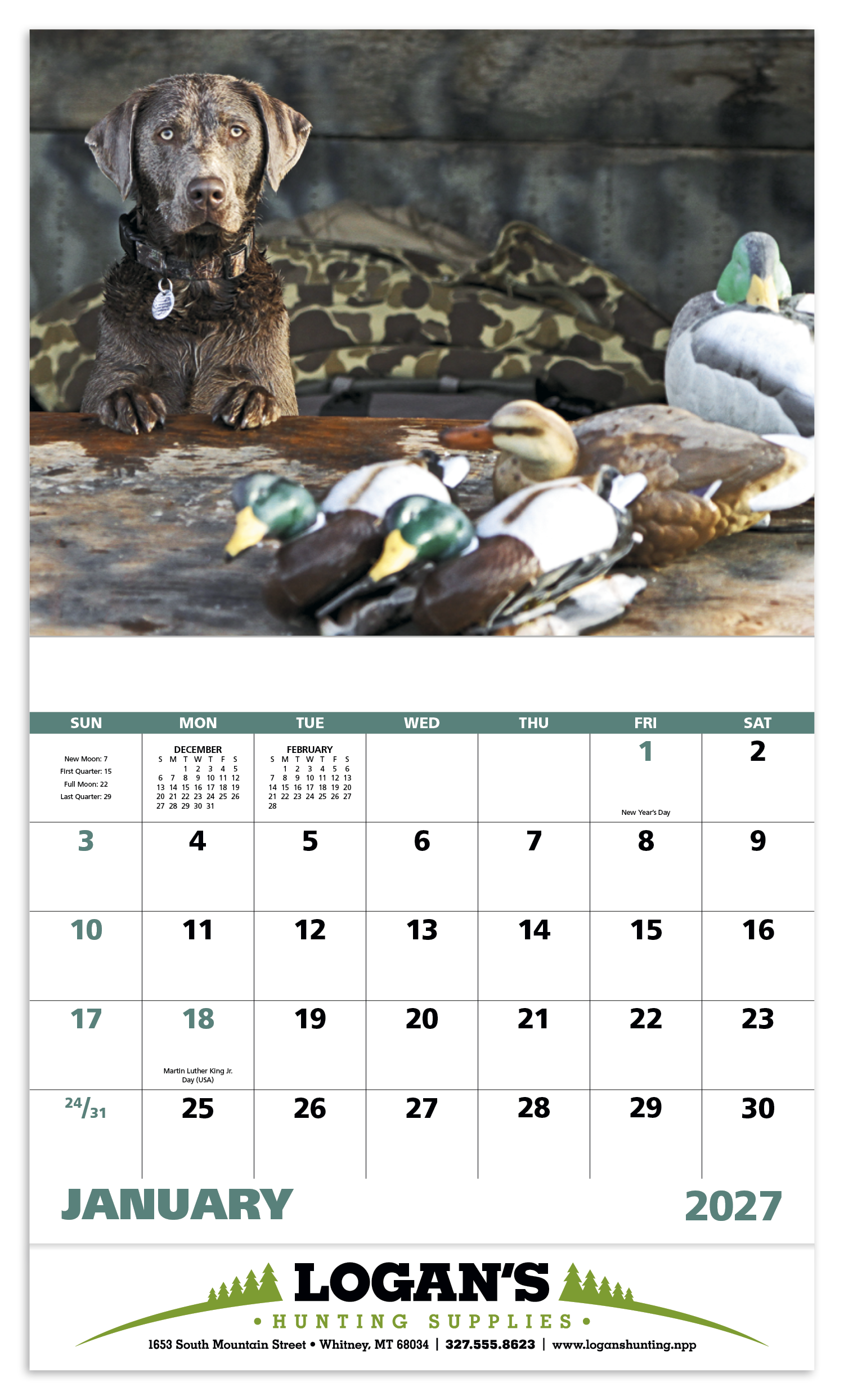 Good Value™ Sporting Dogs - Stapled Calendar 53