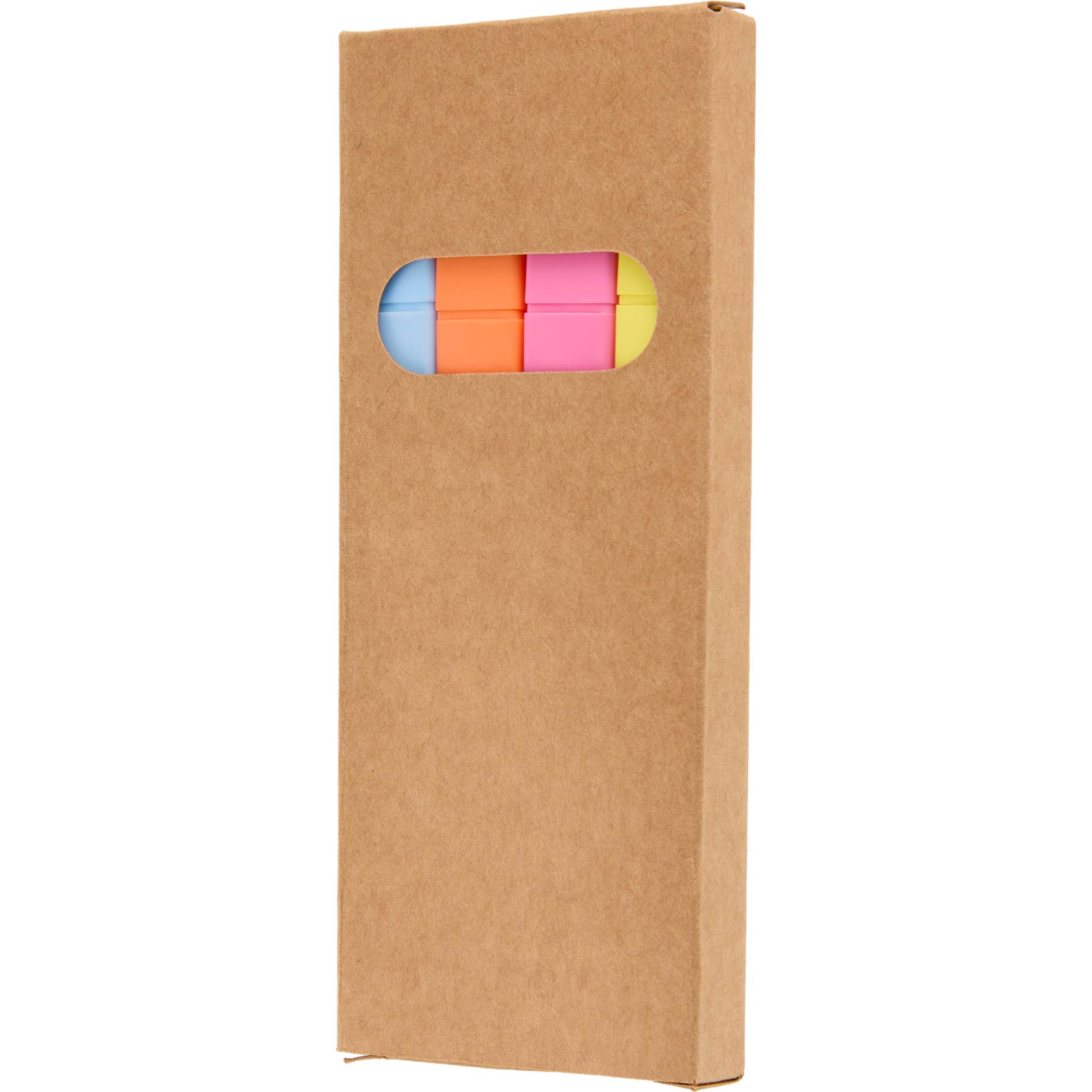 4-Piece Square Recycled Highlighter Set 47