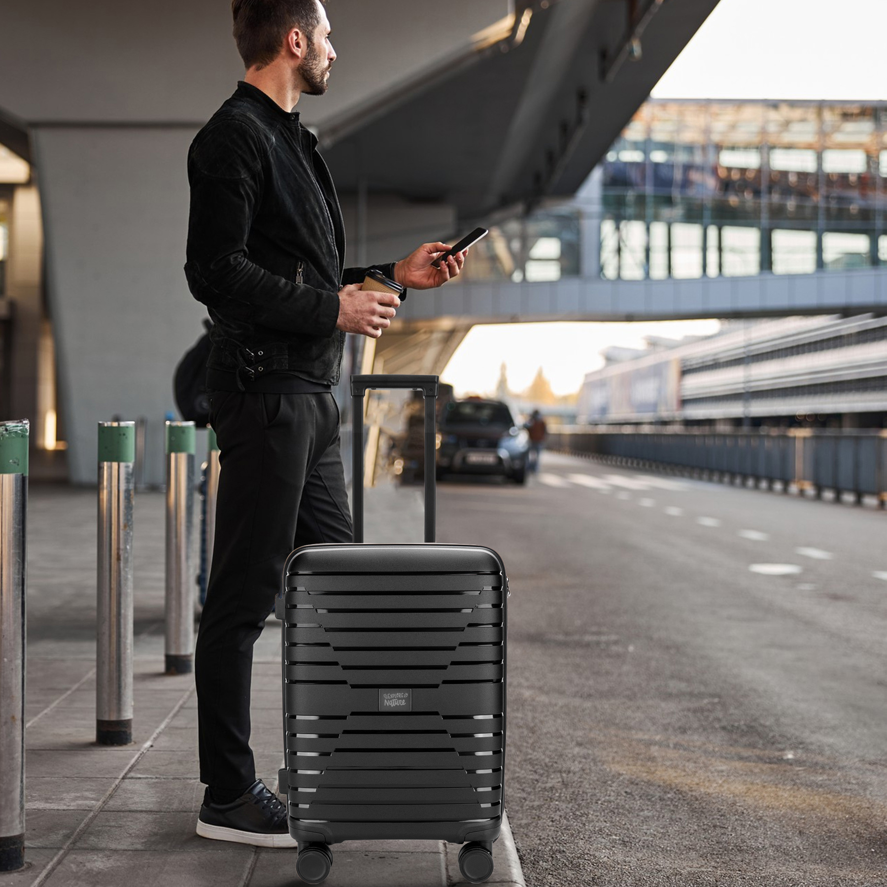 Personalized Lightweight Rolling Carry-On Luggage 8