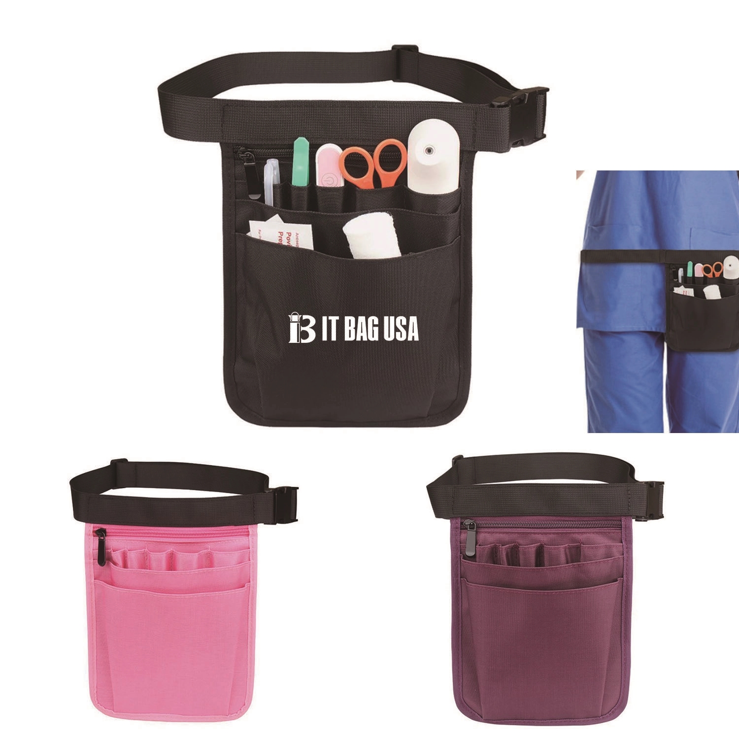 First Lifesaver Nursing Nurse Bag Fanny Pack 1