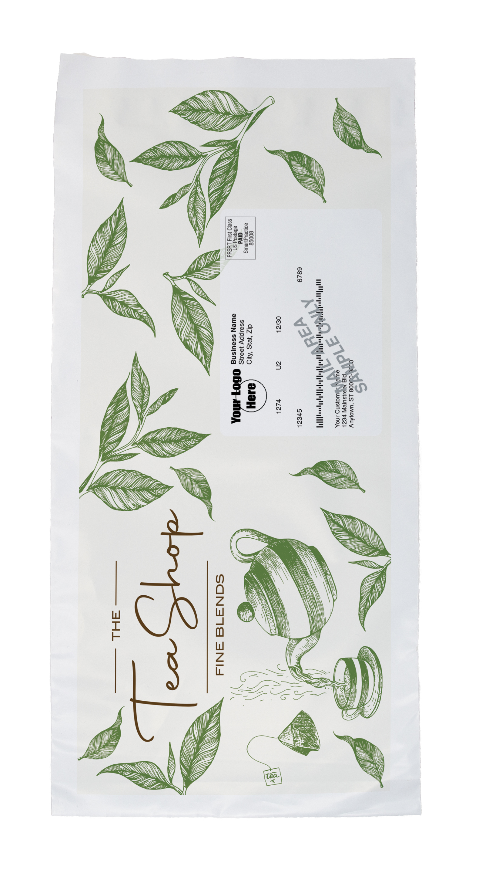 Full Color Variable Addressing 2-Sided Flat Poly Mailer (6.75" x 12")