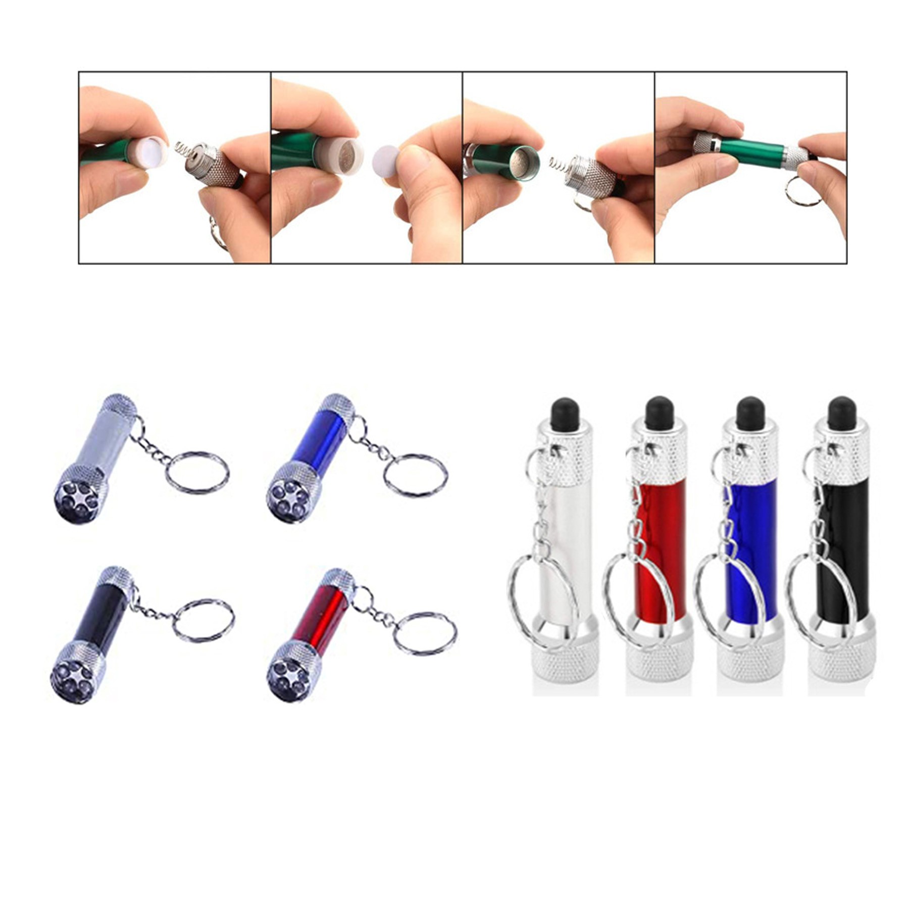 Mini Flashlights Keychain 2