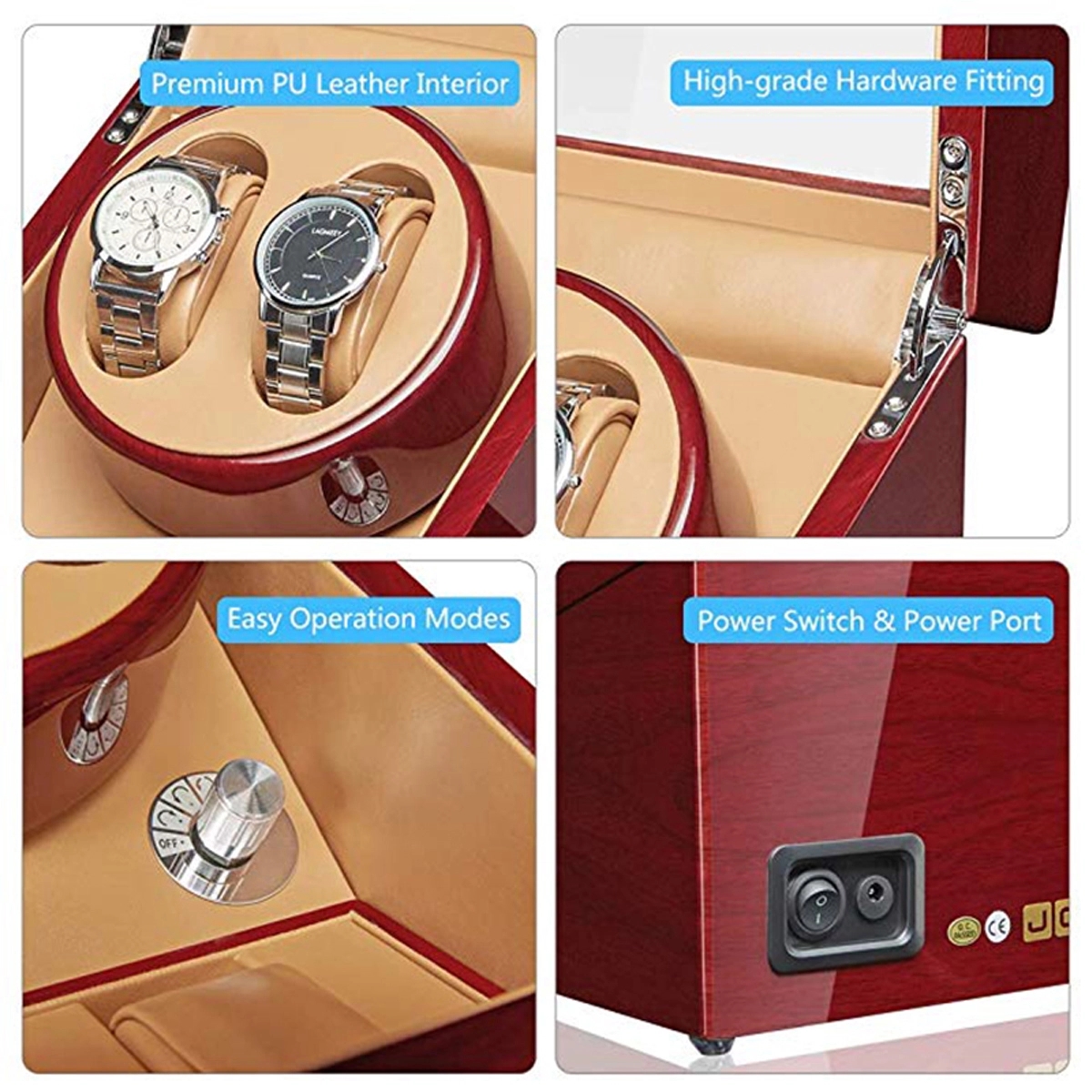 Walnut Watch Winder 2+3 Case 1