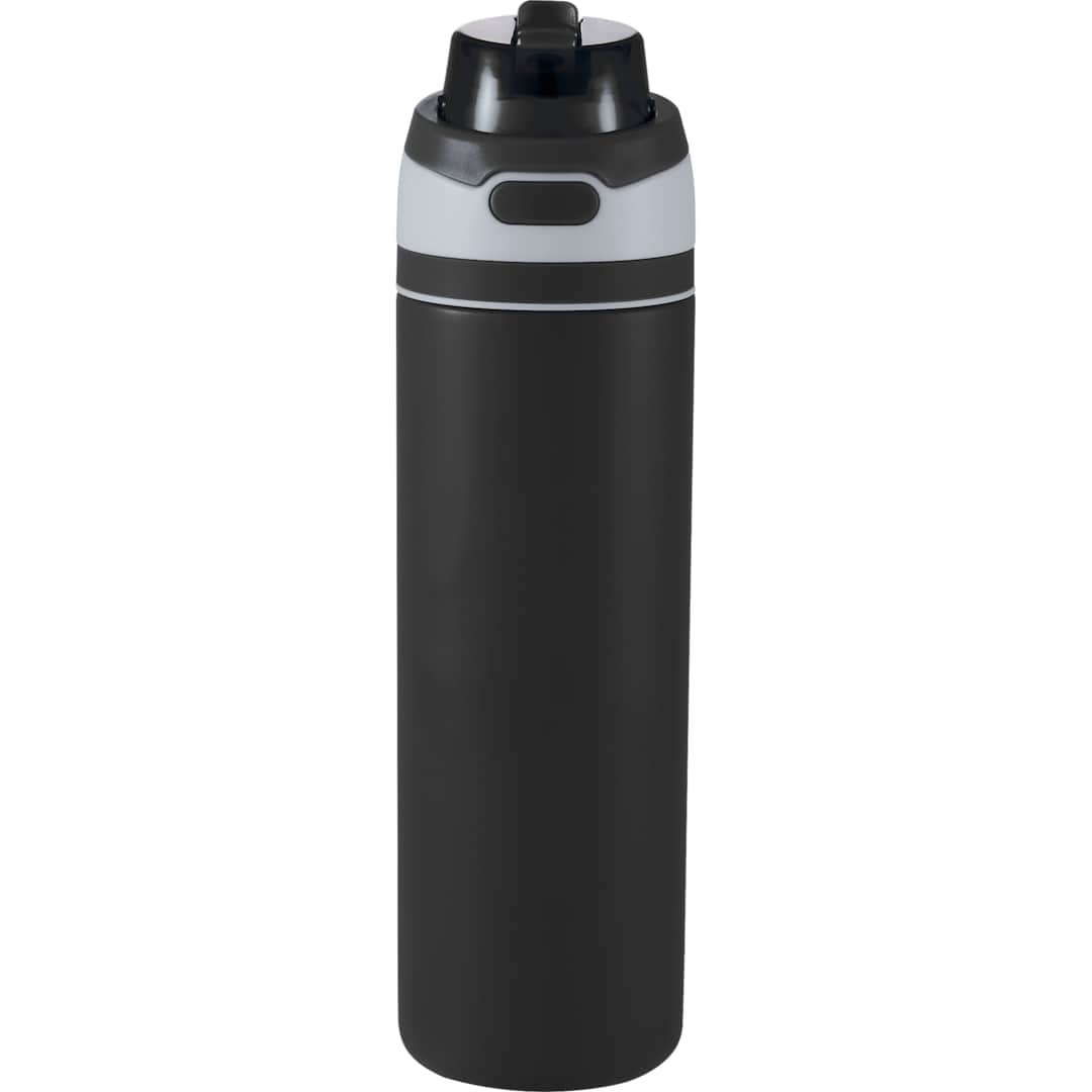 Elvin 28oz Recycled Stainless Flip Straw Bottle, custom water bottle with logo imprint 122