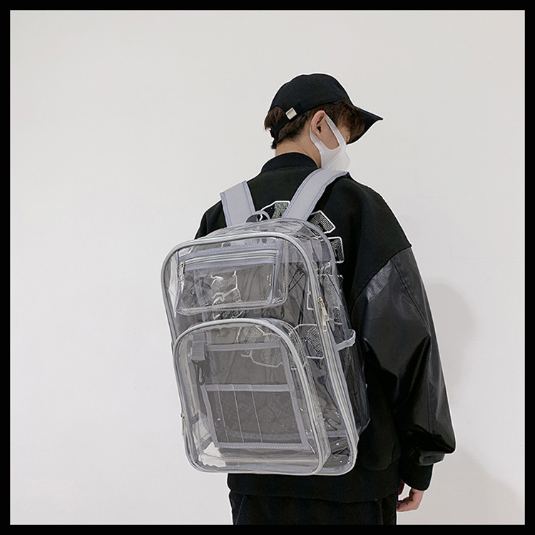 PVC Plastic Backpack 9