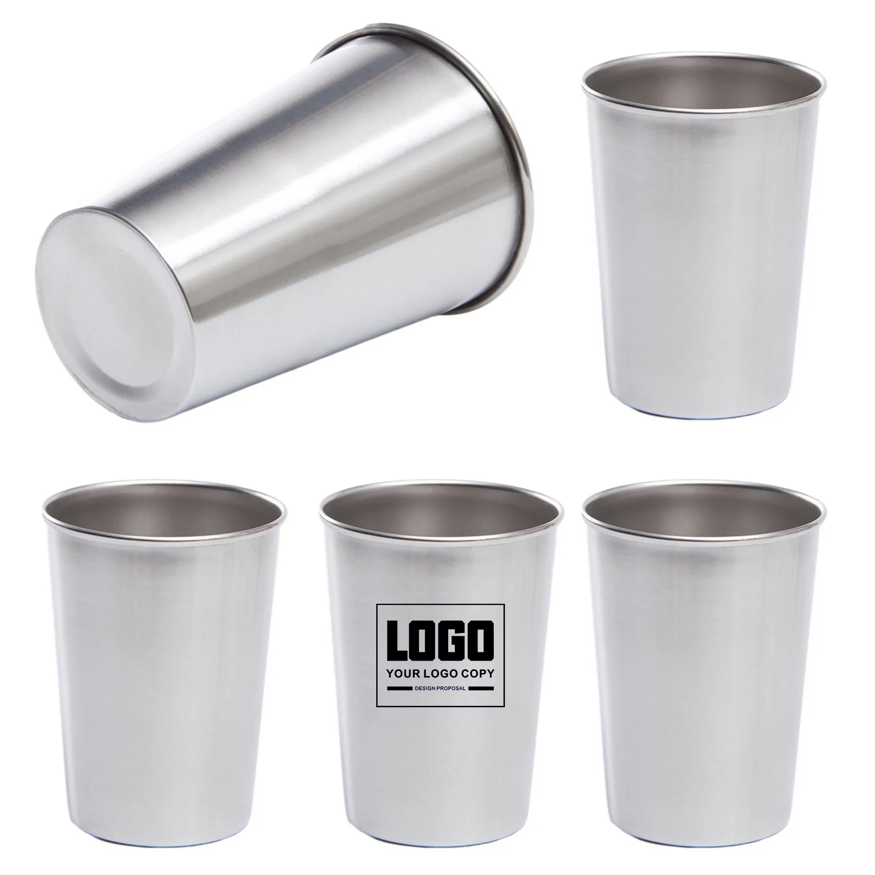 17 Oz. Stainless Steel Pint Cup 3