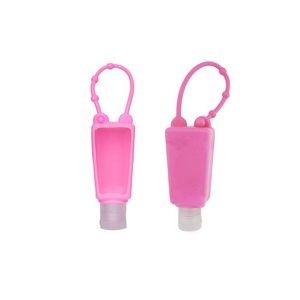 Sanitizer Flip Up Empty Dispenser Bottle With Adjustable Strap 2