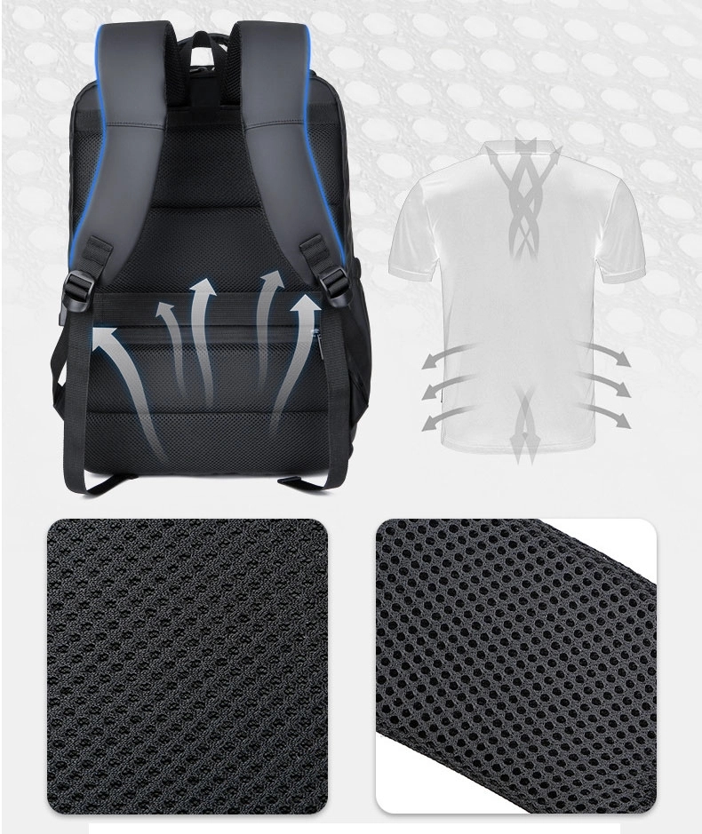 Customed Expandable Backpacks with USB Charging Port 3
