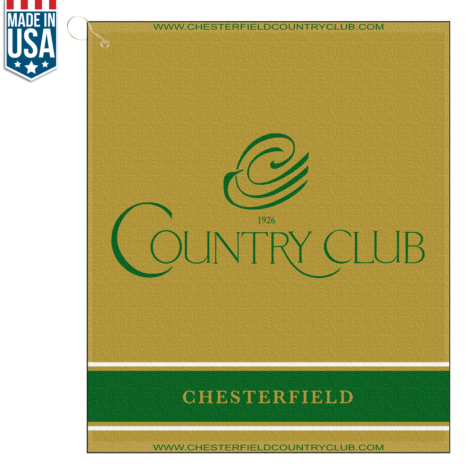 16" X 19" Designer Woven Golf Towel 1