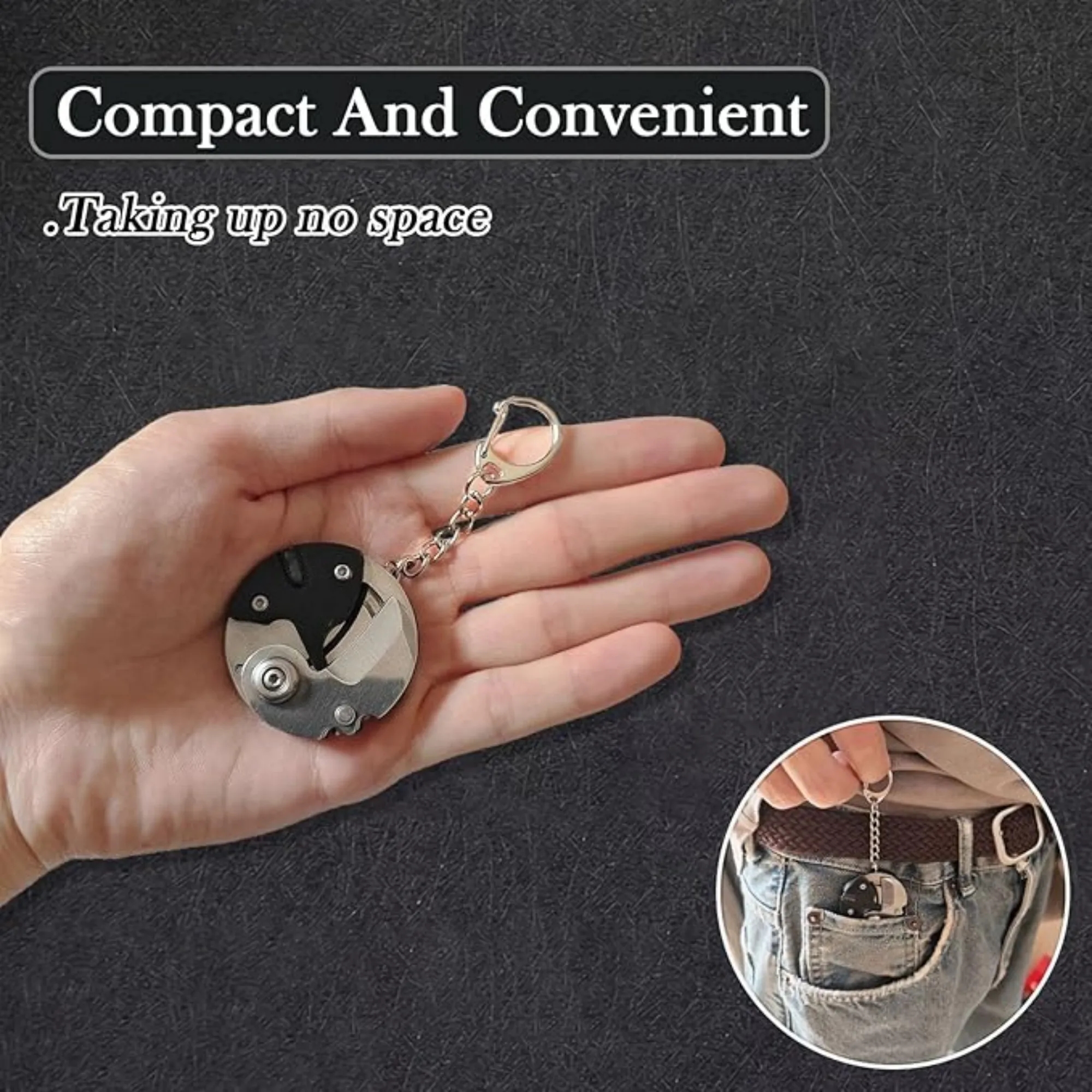 MOQ Folding Keychain Pocket Knife with Screwdriver Set 3