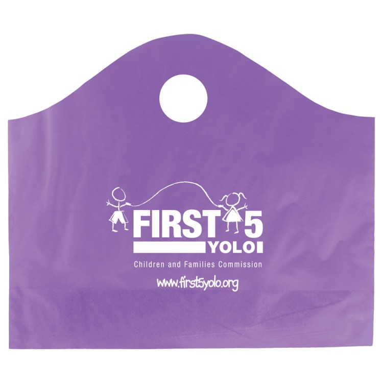 Frosted Super Wave Handle Bags 4