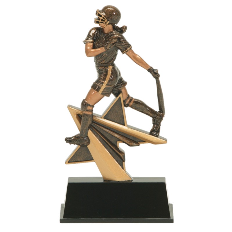 Softball-Female Star Power Resin Figure 2