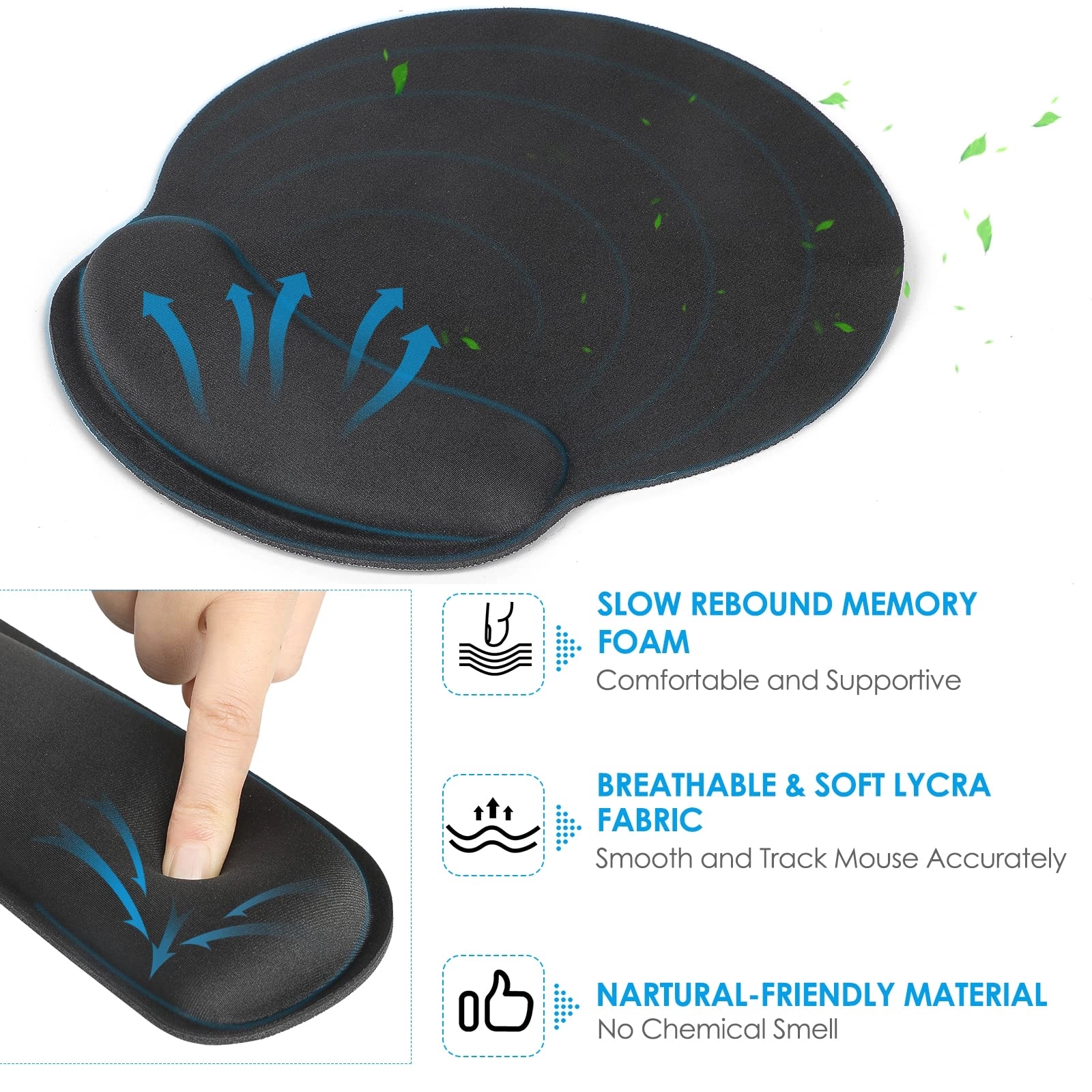 Mouse Pad With Wrist Support 2