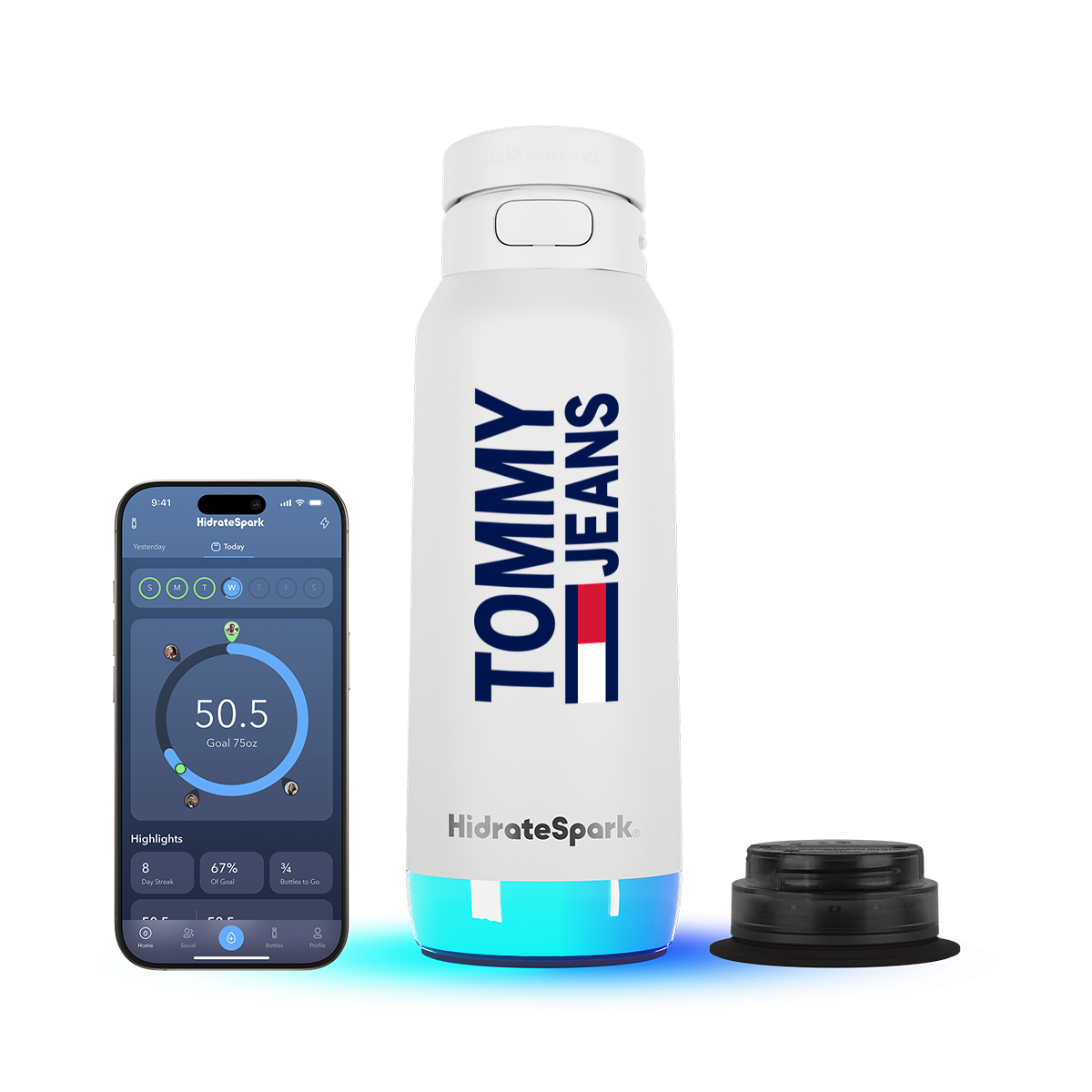 HidrateSpark® 32 oz. PRO 2 Bottle with Chug Lid, Full Color Digital 8