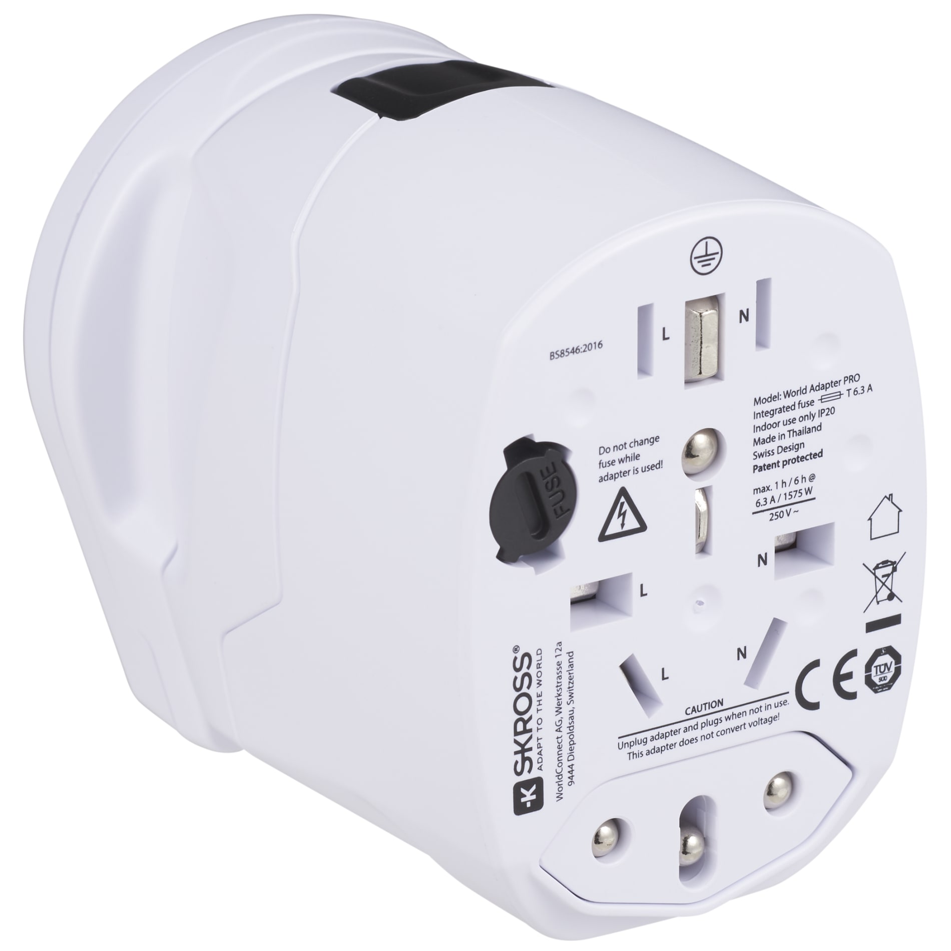 SKROSS World Travel Adapter PRO World & USB 264