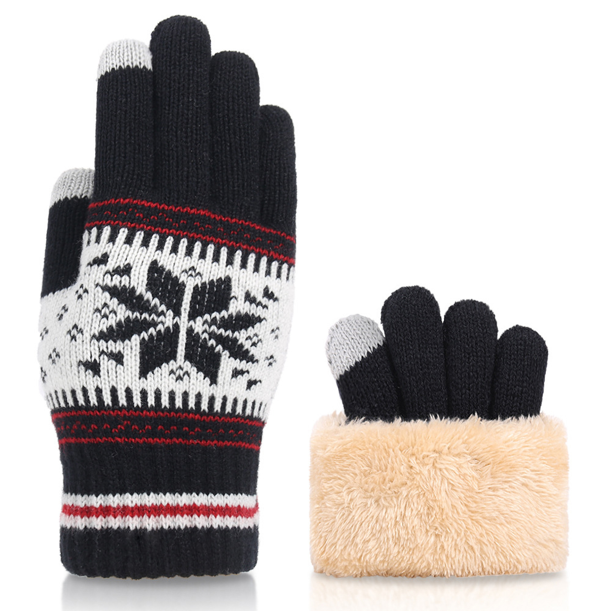 Winter Touch Screen Gloves Snow Knit Christmas Gifts 2