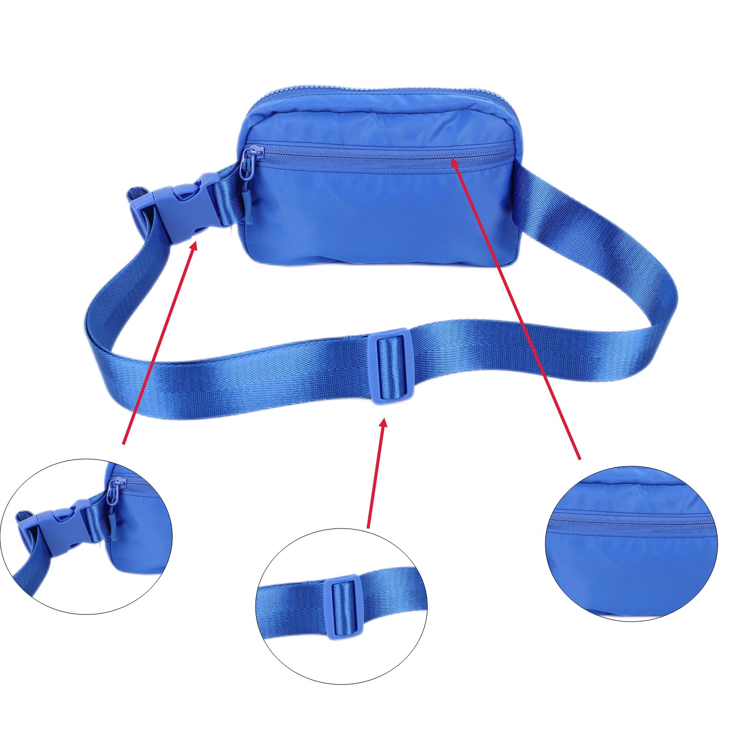 Premium Water Resistant Nylon Everywhere Belt Bag 5