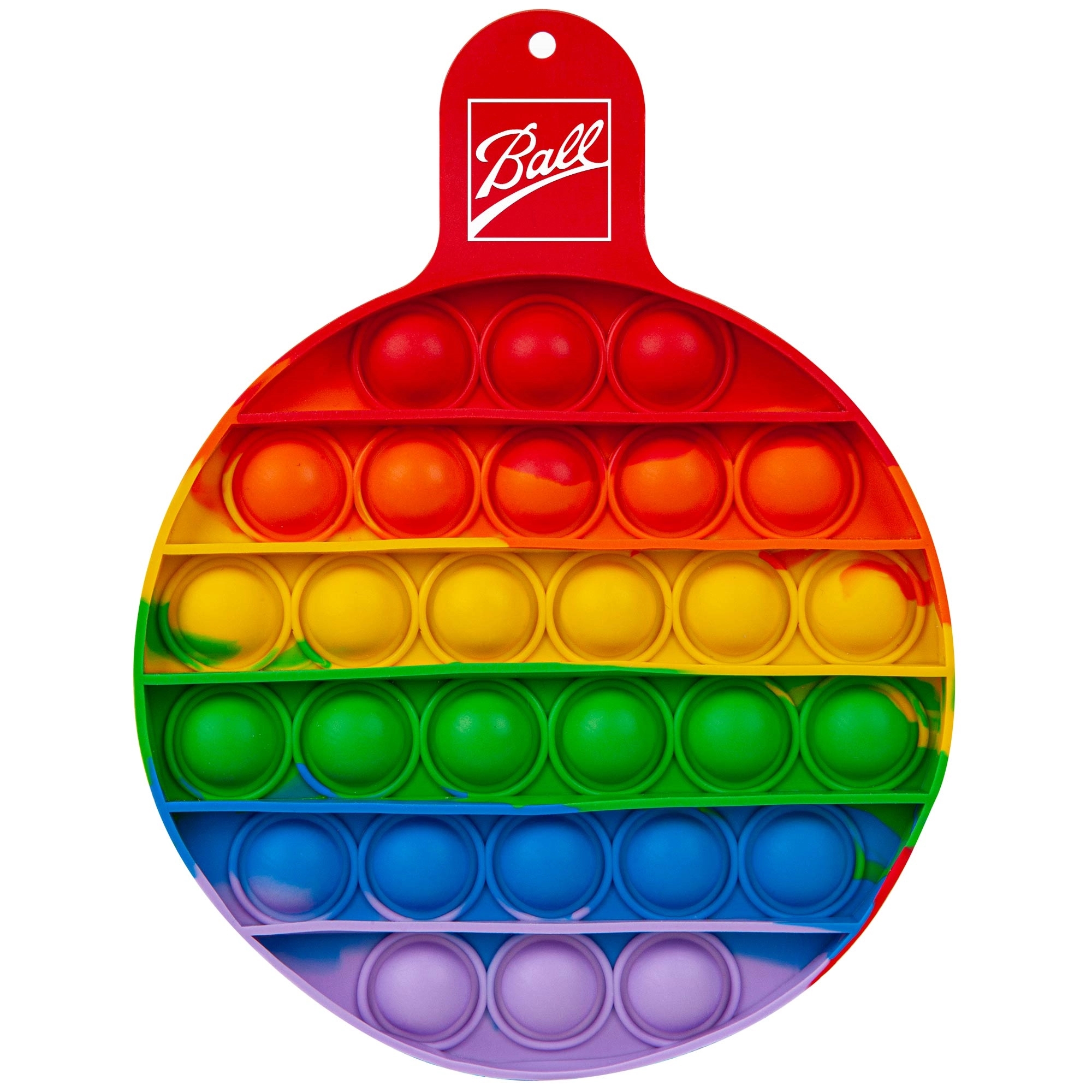 Round Fiddle Popper Silicone Sensory Toy 13