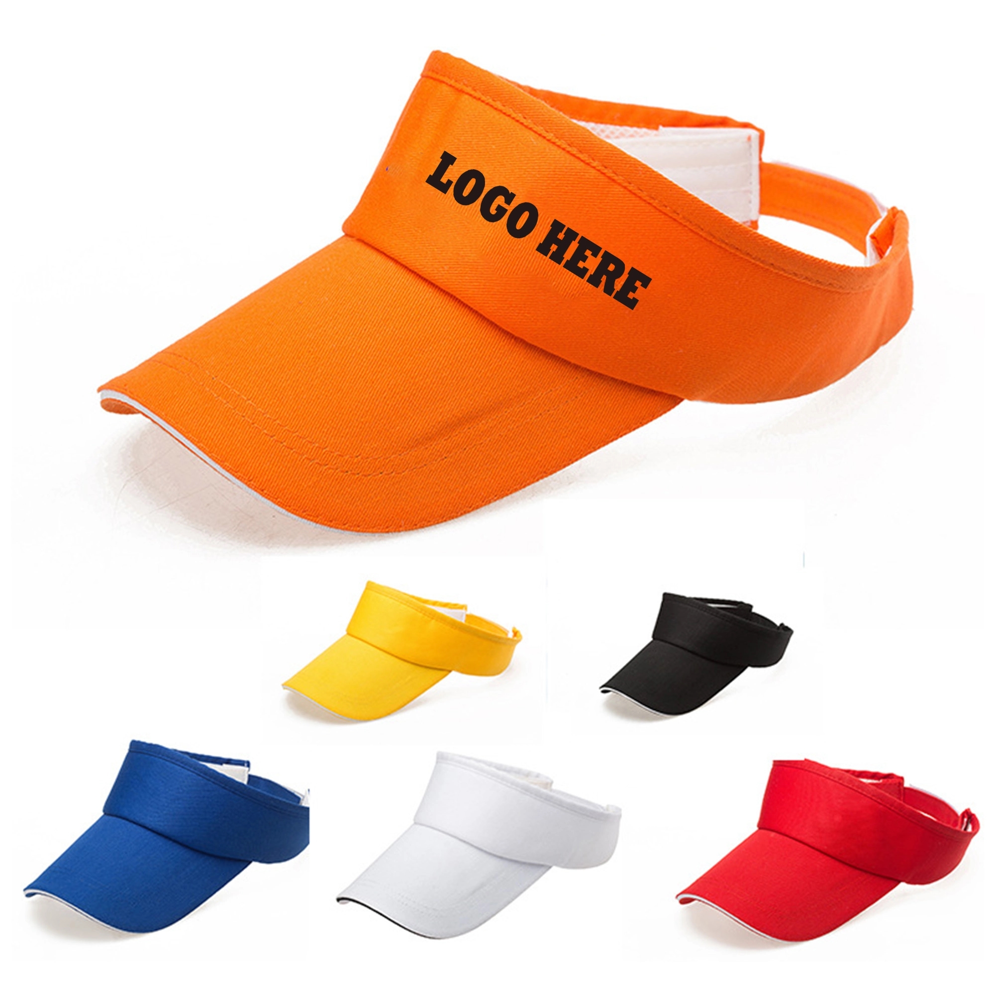 Cotton Sport Sun Visor Hat 1