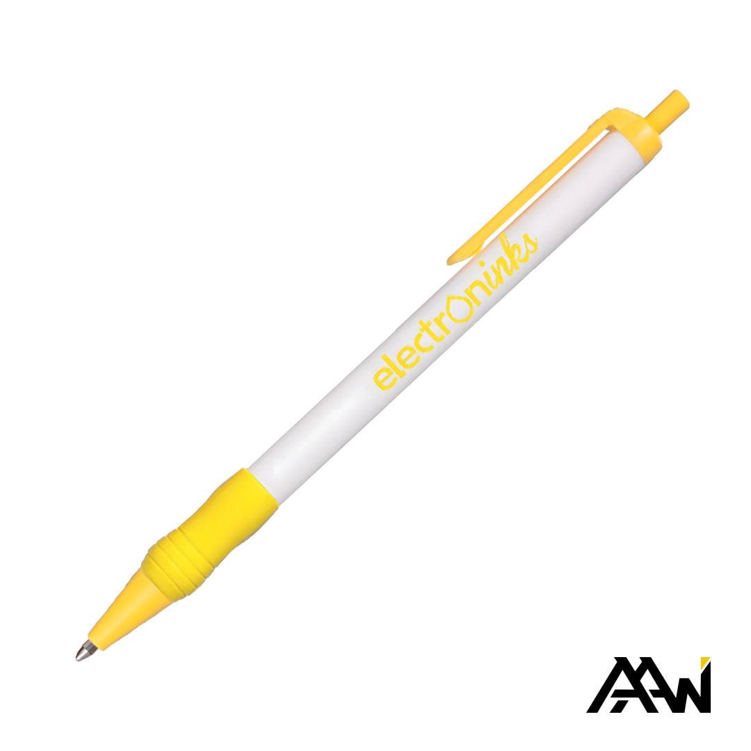 Value Slim Grip Pen w/Glossy Barrel & Matte Colored Trim 11