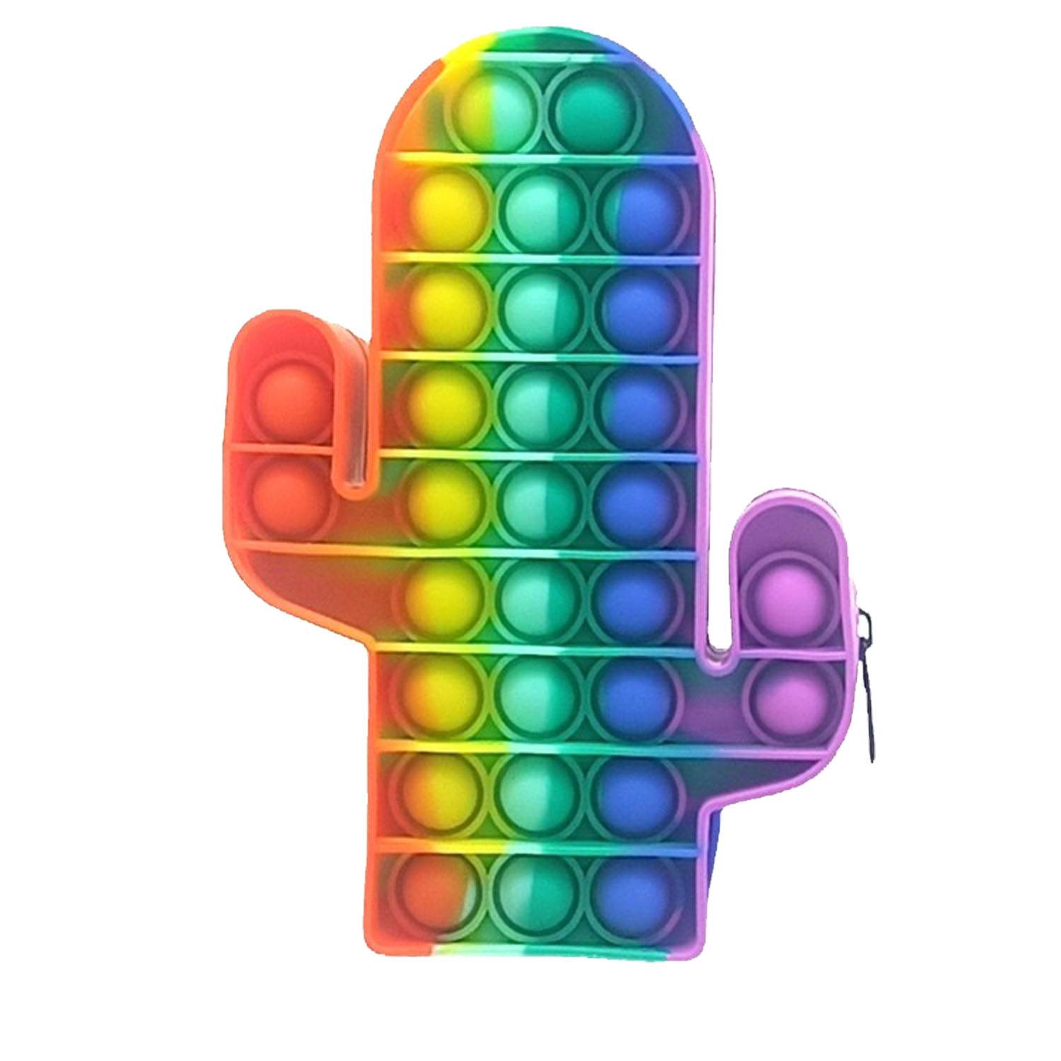 Cactus Shape Silicone Push Pop Bubble Pencil Case 8