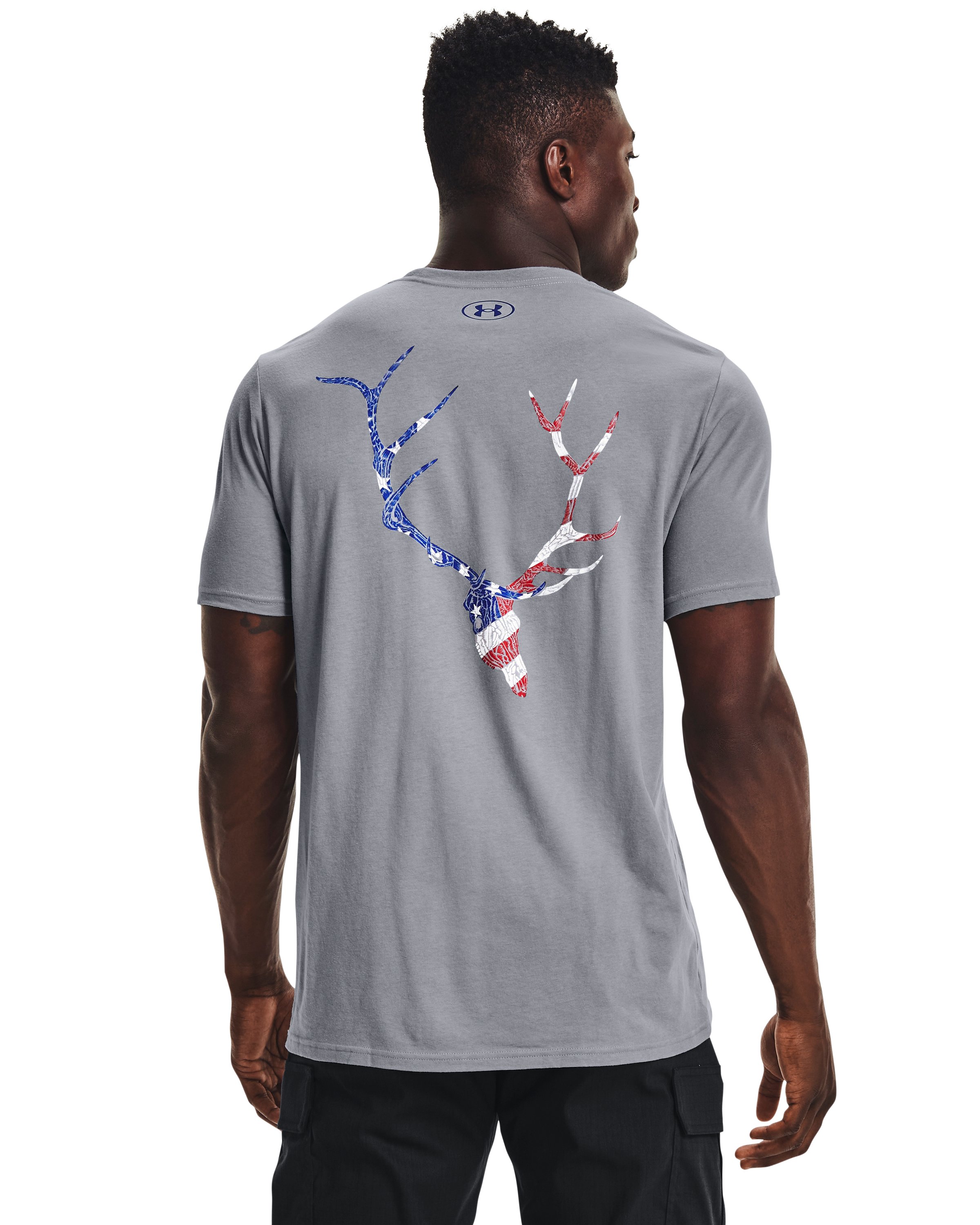 Men's UA Freedom Elk Euro Flag Fill T-Shirt  1