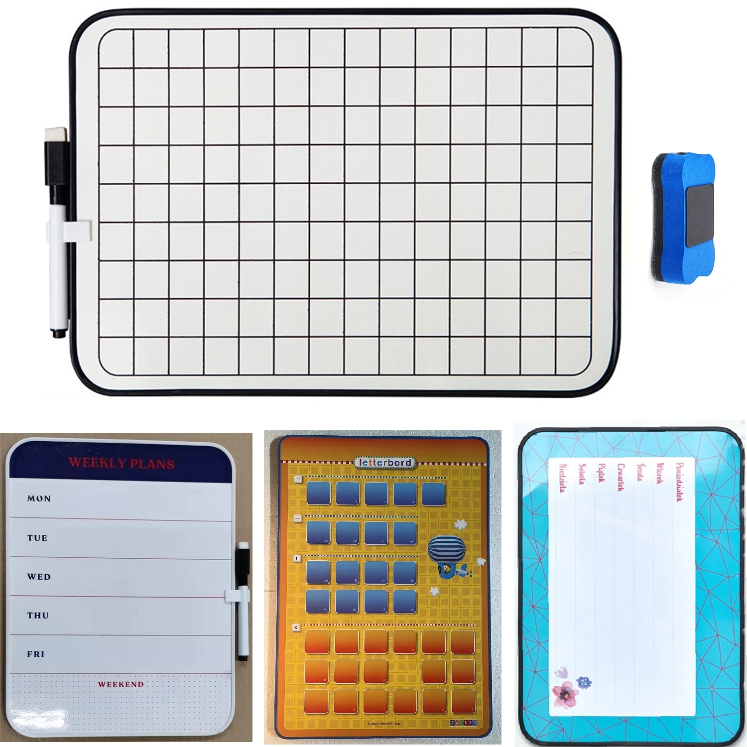 Dry Erase Board With Black Frame 2