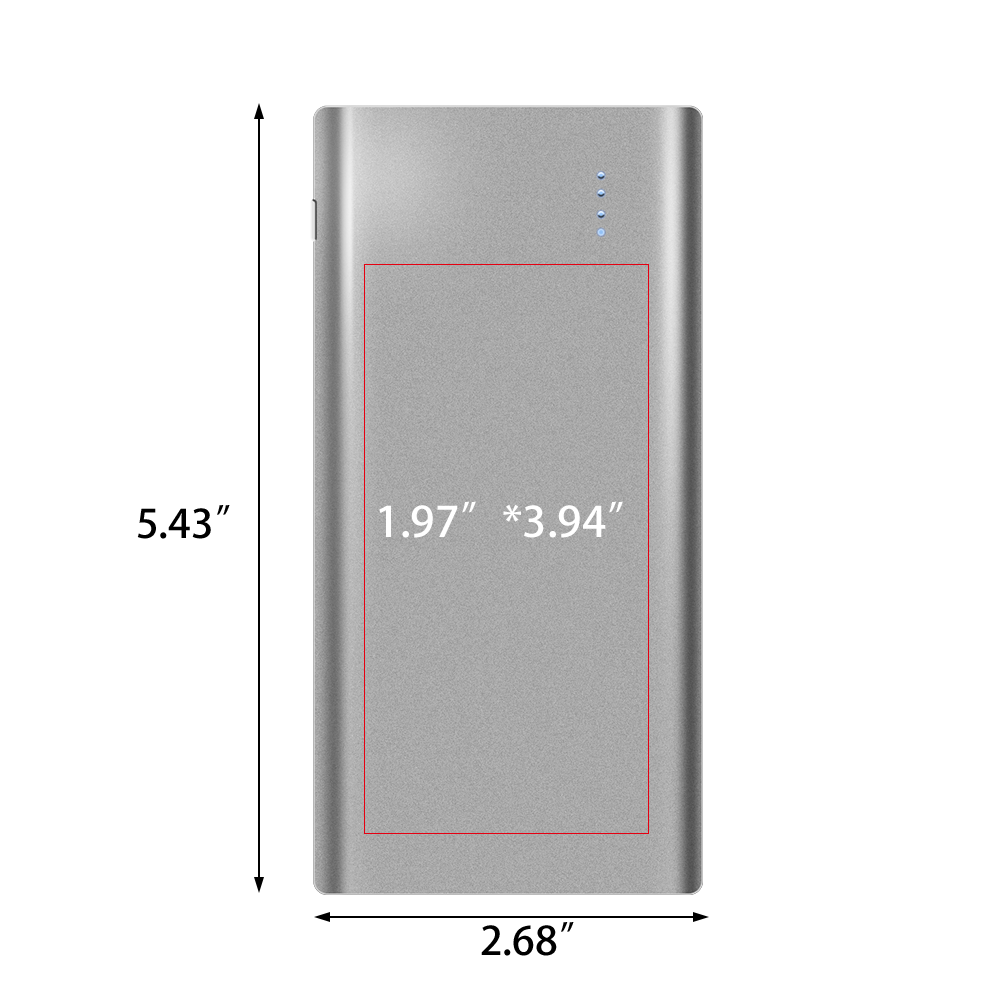 Keswick Sleek Aluminum 10000mAh Power Bank