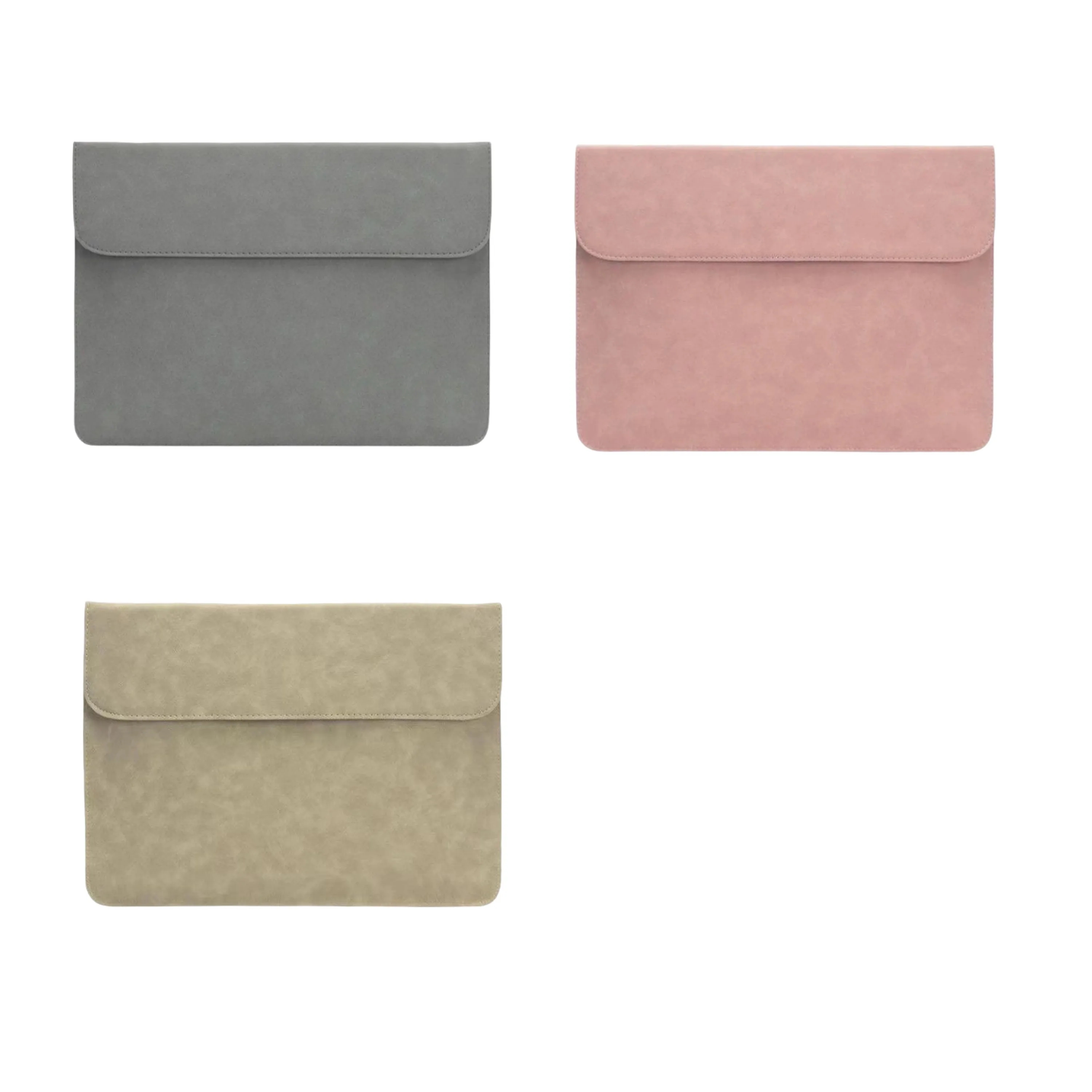 PU Leather Laptop Sleeve Protective Case With Stand 6