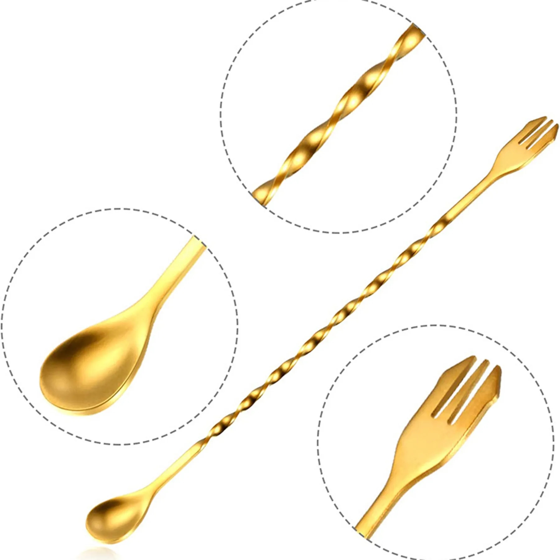 Double Headed Stirring Spoon 9