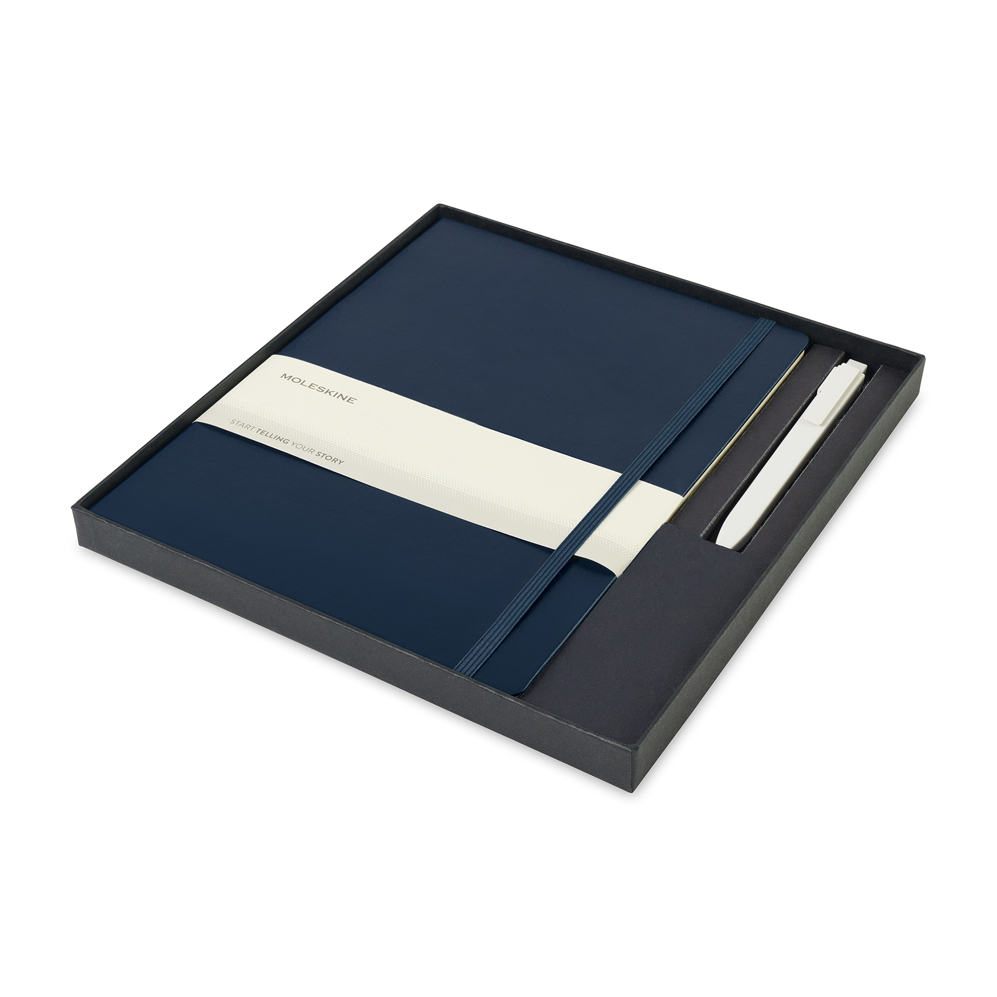 Moleskine® X-Large Notebook and GO Pen Gift Set 6