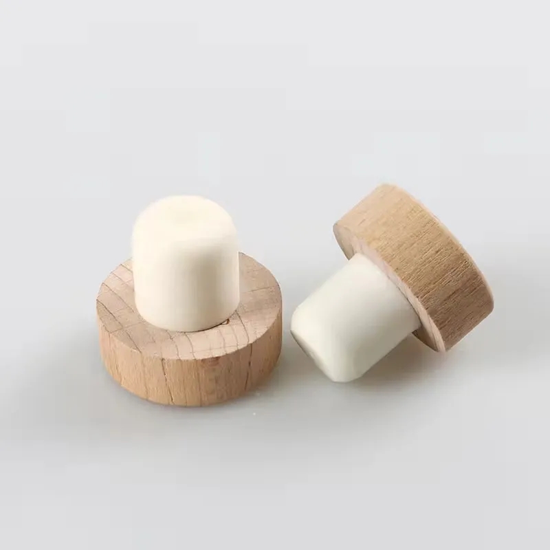 Red Wine Wooden Stopper 6