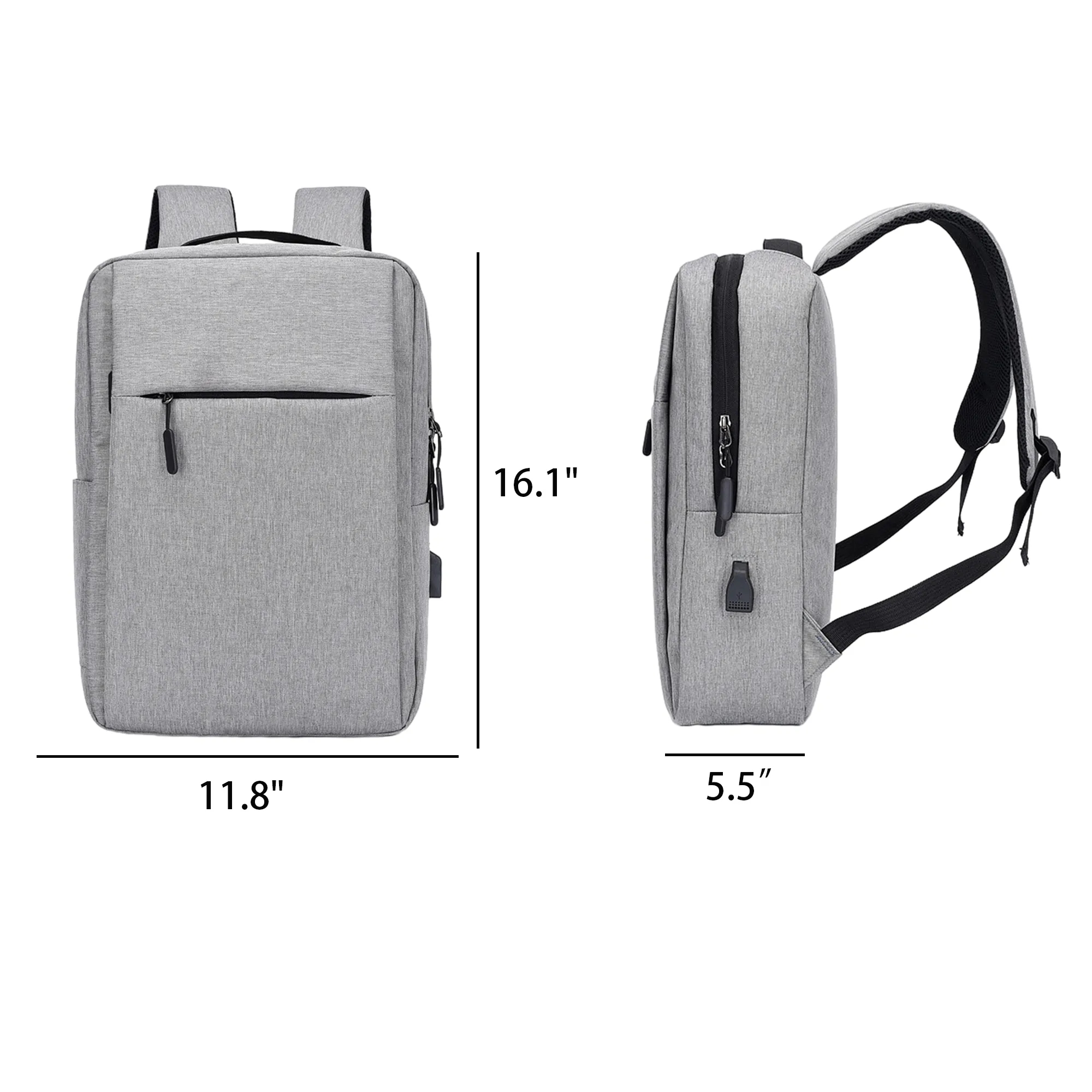 Laptop Backpack Business Rucksack Student School Bags 3