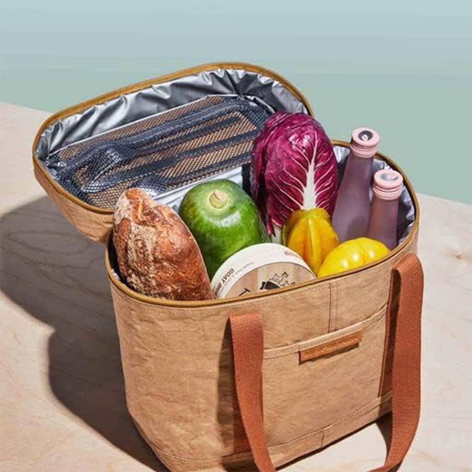 24 Cans Insulated Tote Bag Reusable Eco Friendly Cooler 3
