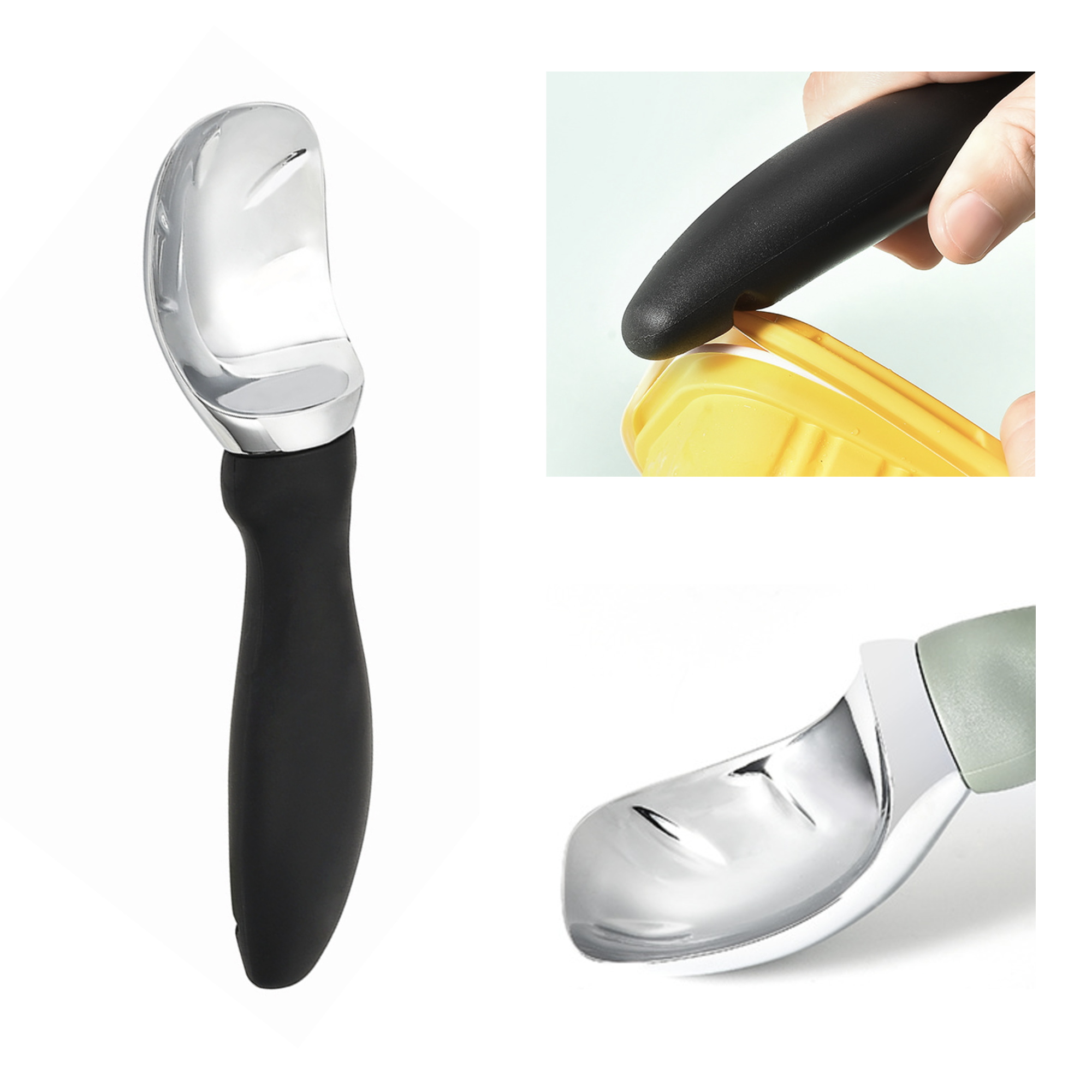 MOQ 10 PCS Stylish Alloy Ice Cream Scoop 1