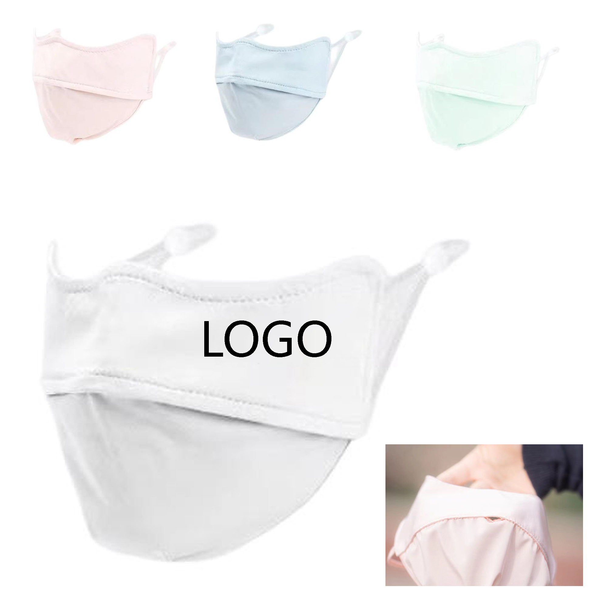 Ice Silk Sun Protection Face Mask 2