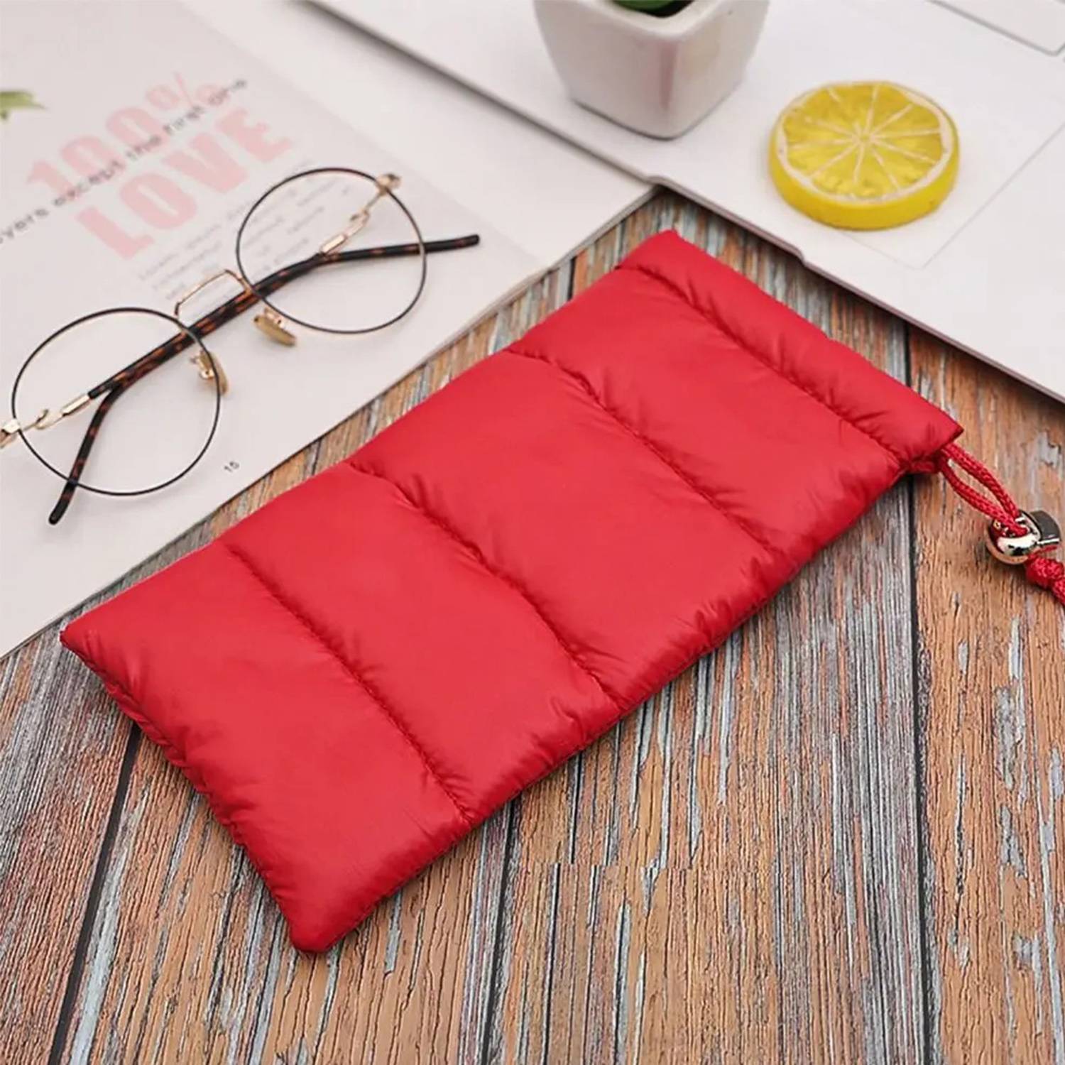 Fashion Puffer Glasses Pouch 3